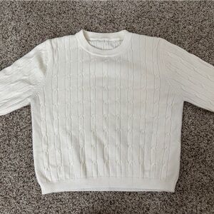 Womens white sweater size small